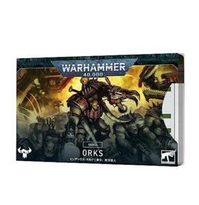 games workshop warhammer 40k - index cards: orks