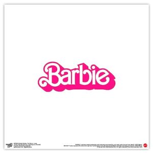 trends international gallery pops mattel barbie: the movie - logo wall art wall poster, 12.00" x 12.00", unframed version