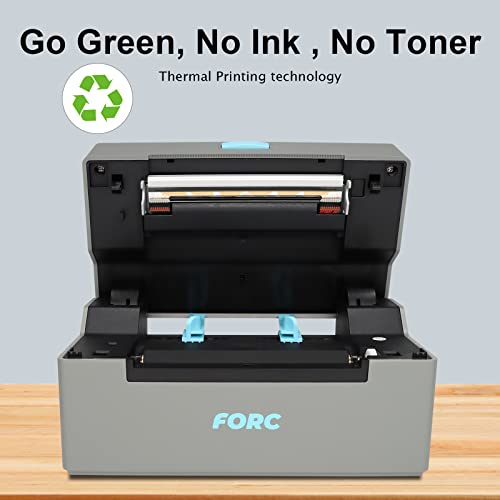 Forc Thermal Label Printer for Shipping Packages, Shipping Label Printer for Small Business, 4x6 Thermal Printer for Shipping Labels from Shipstation, Ebay, UPS, Amazon