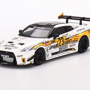 35GT-RR Ver.2 RHD (Right Hand Drive) LB-Silhouette Works GT #23 ALEC Robbins LB Racing Formula Drift (2022) Limited Edition 1/64 Diecast Model Car by True Scale Miniatures MGT00491