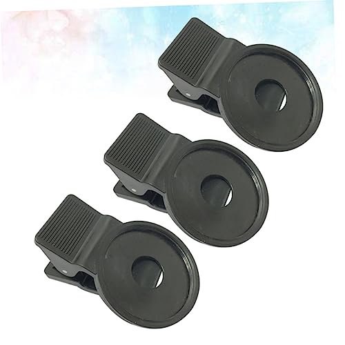 Generic 3pcs Universal Clip Lens 37mm Thread Clip Phone Camera Lens Clip Cellphone Wide Angle Lens Mobile Phone Macro Lens Wide-Angle Lens Cell Phone Telephone Black Phone Lens Clip