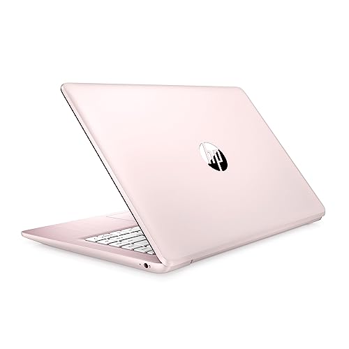 HP 2023 Newest 14" HD Ultral Light Thin Laptop, Quad-Core Intel Celeron Processor, 4GB RAM, 64GB eMMC, Webcam, HDMI, Wi-Fi, Upto 11 Hours, Windows 11 S + 1 Year Office 365+HubxcelAccessory,Rose Pink