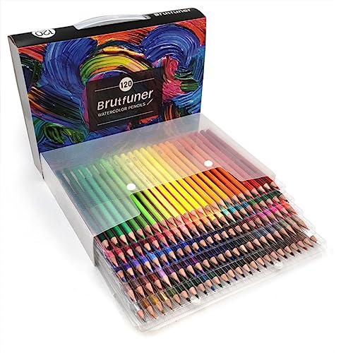 DAPNHA Colored Pencils Set, Unique Colors with No Duplicates for Adult Coloring Books, Drawing, Sketching, Crafting and Artists (Oily, 120 color)