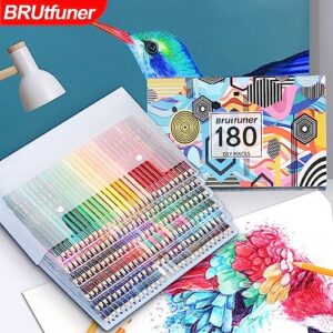 DAPNHA Colored Pencils Set, Unique Colors with No Duplicates for Adult Coloring Books, Drawing, Sketching, Crafting and Artists (Oily, 120 color)