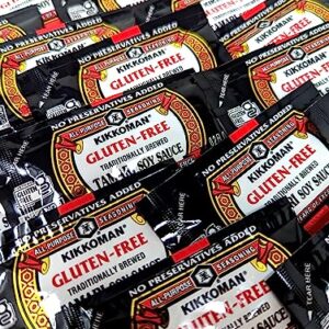 Kikkoman Preservative Free, Gluten Free, Tamari Soy Sauce 0.2oz Packets - 50 Count