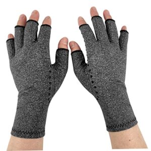 INOOMP 1 Pair Gloves Gym Gloves PC Accessories Sports Accessories Hand Gloves Hand Wrist Glove Rheumatoid Gloves Anti-Skid Joint Care Gloves Sports Accessory Portable Riding Gloves Grey