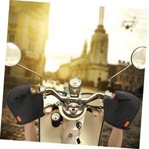 Kisangel 1 Pair Sun Protection Handle Motorcycle Riding Gloves Motorcycle Gloves Sun Protection Gloves Riding Hand Warmer Scooter Hand Bar Mittens Warm Winter Gloves Warm Motorcycle Gloves