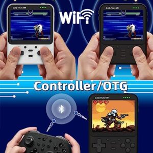 GKD Mini Plus Handheld Game Console 3.5 inch Portable Retro Video Games Consoles Pocket Rechargeable RK3566 Hand Held Classic System Black 32GB 128GB