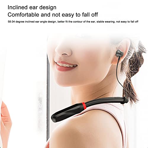 Yunseity Bluetooth Neckband Headphones, Wireless Stereo Noise Cancelling Earphones with 100 Hours Battery Life, Magnetic Lightweight Sports Headset Voice Assistant, for Running Workout