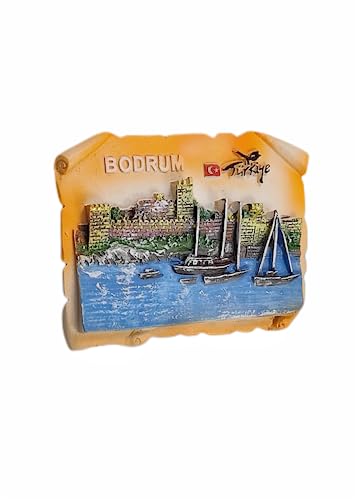 Bodrum Turkey Refrigerator Magnet Travel Gift Souvenir Fridge Magnet Home Kitchen Decoration 3D Fridge Magnetic Sticker