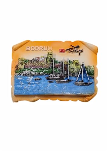 Bodrum Turkey Refrigerator Magnet Travel Gift Souvenir Fridge Magnet Home Kitchen Decoration 3D Fridge Magnetic Sticker