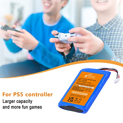 Pickle Power PS5 Controller Battery, 4000mAh LIP1708 Battery for Sony PS5 Playstation 5 DualSense CFI-ZCT1W Wireless Controller. (Not Compatible for DualSense Edge)