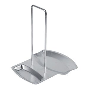 Pot Lid Stand Rack - 1Pc Home Kitchen Stainless Steel Spoon Holder Pot - for Cooking Spoon, Truner, Hot Pot Lids and Hot Pan Cover - Lid Shelf Cooking Rack Pan Cover Stand Hot