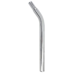 bike seat post w/o support, steel lay back bmx bicycle seat post without support, multiple sizes silver (27.2 x 350mm)