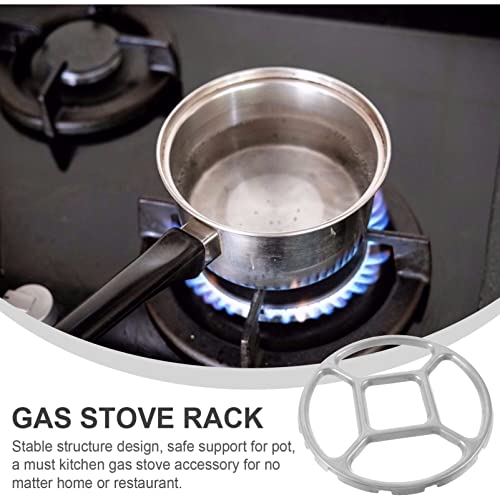 Gas Range Support Rack Stove Stand Pot Holder Coffee Pot Holder Gas Range Burner Grate Gas Oven Burner Grates Pan Holder Stand Stove Rack Milk Pot Holder Cast Iron Furnace Rack