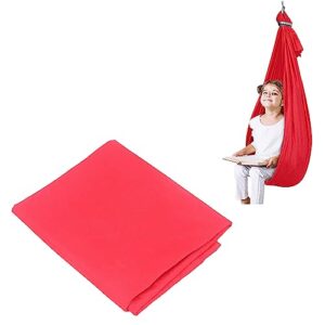 Sensory Swing for Kids, 9.2ft Long Adjustable Elastic Therapy Swing Indoor Outdoor Child Cuddle Hammock with Extension Strap and Carabiner for Autism ADHD Aspergers (3.3ft Wide 9.2ft Long)