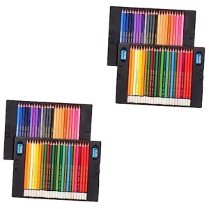 favomoto 2 sets artists drawing sketch pencils and of colored coloring for professional sketchers supplies graffiti wooden water water-soluble art portable book color