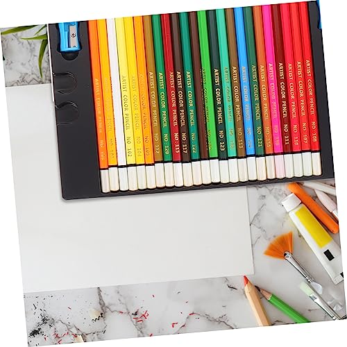 FAVOMOTO 2 sets Artists Drawing Sketch Pencils and of Colored Coloring for Professional Sketchers Supplies Graffiti Wooden Water Water-soluble Art Portable Book Color