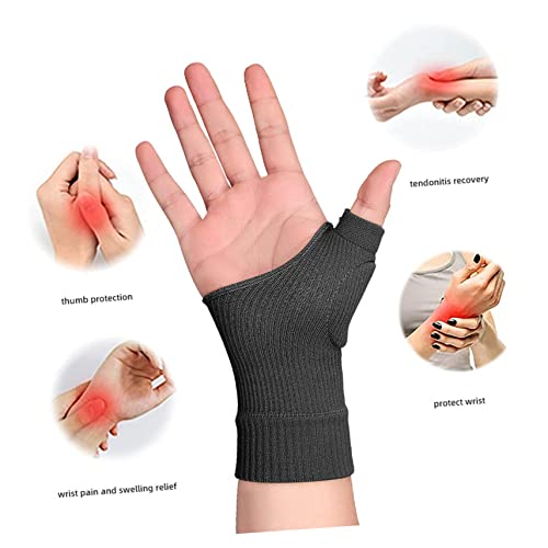 Healvian Wrist Support Brace 1 Pair Sports Wrist Support Gloves Thumb Brace Adjustable Stand Bowling Wrist Support r Wrist Hand Brace Thumb Protective Sleeve Finger Sleeve Belt Fitness