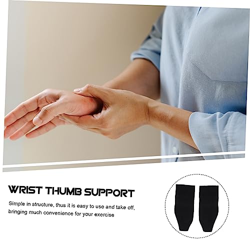 Healvian Wrist Support Brace 1 Pair Sports Wrist Support Gloves Thumb Brace Adjustable Stand Bowling Wrist Support r Wrist Hand Brace Thumb Protective Sleeve Finger Sleeve Belt Fitness