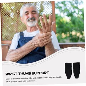 Healvian Wrist Support Brace 1 Pair Sports Wrist Support Gloves Thumb Brace Adjustable Stand Bowling Wrist Support r Wrist Hand Brace Thumb Protective Sleeve Finger Sleeve Belt Fitness