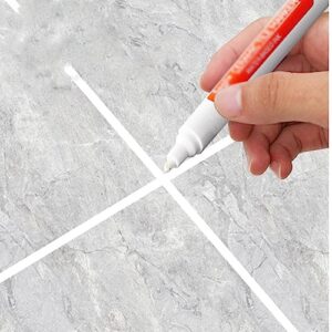 Waterproof Ceramic Tile Marker,Floor Paint Maker Ceramic Tile Marker Tile Grout Pen,Tile Gap Repair Pen Special,Waterproof Grout Paint,for Bathroom, Kitchen, Parlor, Wall and Floor (5pcs,Dark Gray)