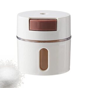 salt and pepper shaker, quantitative moisture proof salt and pepper dispenser for kitchen, salt and pepper shaker with adjustable coarseness, seasoning dispenser with pores