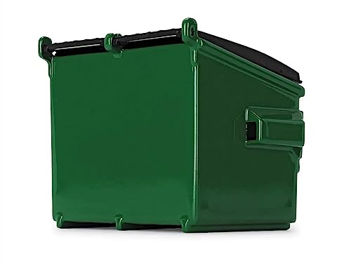 Refuse Trash Bin Waste Management Green and Black 1/34 Diecast Model by First Gear 90-0169C