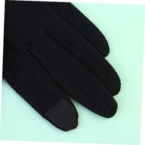 BESPORTBLE 1 Pair Working Gloves for Women Work Glove Sun Protection Gloves for Women Ladies Lace Gloves Spf Gloves Womens Glives Breathable Gloves Hand Protector Protective Gloves Work Black