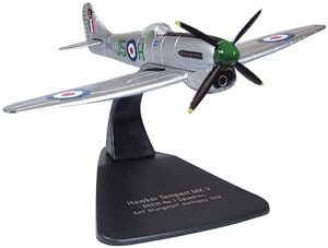 hawker tempest mk v fighter plane sn330 no.3 squadron raf wunstorf, germany (1946) oxford aviation 1/72 diecast model airplane by oxford diecast ac103