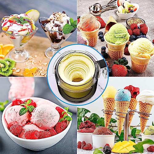 VRINO Creami Pints, for Creami Ninja Ice Cream Deluxe,16 OZ Ice Cream Pint Bpa-Free,Dishwasher Safe for NC301 NC300 NC299AM Series Ice Cream Maker