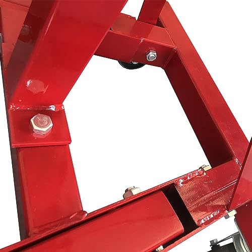 COSTBILE 2000 lb Engine Stand Folding Motor Hoist Dolly Mover Auto Repair Jack