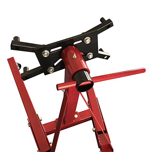 COSTBILE 2000 lb Engine Stand Folding Motor Hoist Dolly Mover Auto Repair Jack