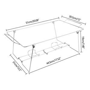 Chafing Wire Rack Buffet Stand - 24 Pack Full Size Racks for Dish Serving Trays Food Warmer Catering Supplies for Parties, Occasions, or Events