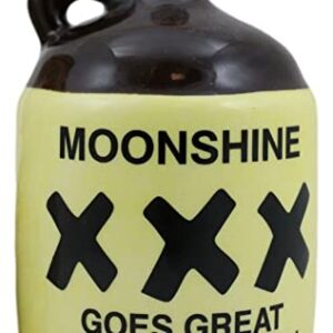 "Home Décor Accents" Moonshine Goes Great with Road Kill Redneck Hunter and Jug Salt Pepper Shakers - Home Accents 33-kl1-9896