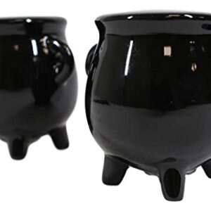 "Home Décor Accents" Halloween Witching Hour Witch Magic Cauldrons Salt N Pepper Shakers - Home Accents 33-kl1-9016