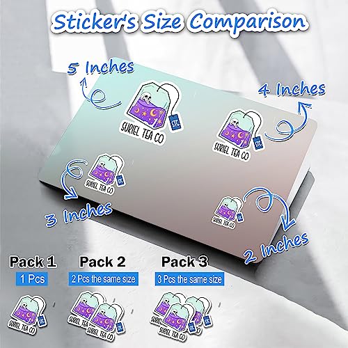 Miraki Suriel Teaco Stickers, Fantasy Book Stickers, Bookish Sticker, Kindle Stickers, Water Assitant Die-Cut Vinyl Stickers Decals for Laptop Phone Kindle Journal Water Bottles, Stickers