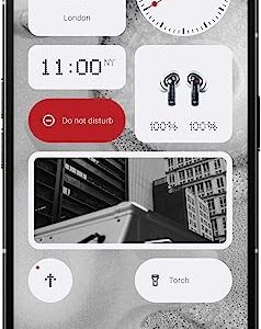 Nothing Phone 2 5G Dual 512GB 12GB RAM Unlocked (GSM Only | No CDMA - not Compatible with Verizon/Sprint) Global, NGP Wireless Charger Included – White