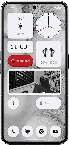 Nothing Phone 2 5G Dual 512GB 12GB RAM Unlocked (GSM Only | No CDMA - not Compatible with Verizon/Sprint) Global, NGP Wireless Charger Included – White