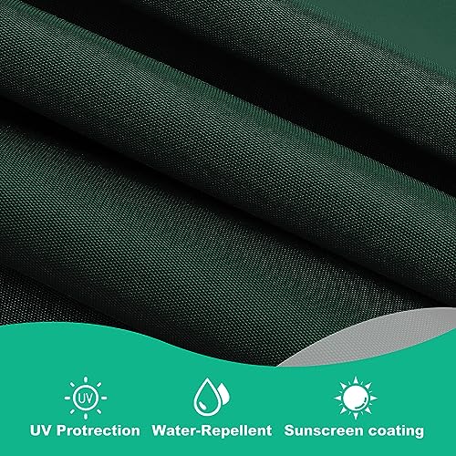 Trenovo Patio Umbrella Replacement Canopy, 9 ft Replacement Umbrella Cover for 8 Ribs, Water Resistant Cloth Umbrella Replacement Top for Garden Backyard Pool Umbrellas Cantilever Parasols