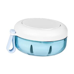 TOOYFUL Dental Retainer Case Denture Bath Box,Mouthguard Storage Soaking Holder, Mouth Guard Box Compact Waterproof Denture Cup for Travel Cleaning