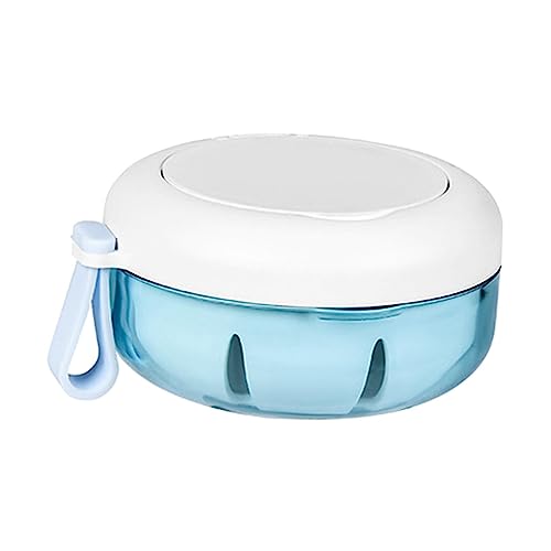 TOOYFUL Dental Retainer Case Denture Bath Box,Mouthguard Storage Soaking Holder, Mouth Guard Box Compact Waterproof Denture Cup for Travel Cleaning