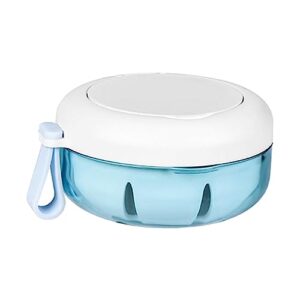 TOOYFUL Dental Retainer Case Denture Bath Box,Mouthguard Storage Soaking Holder, Mouth Guard Box Compact Waterproof Denture Cup for Travel Cleaning