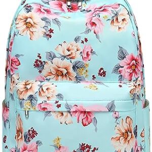 School Backpack for Teen Girls Women Laptop Backpack College Bookbags Middle School Travel Work Commuter Back Pack(Orange powder peony)