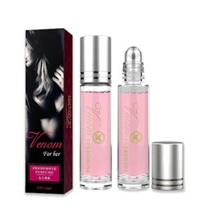 2023 new venom fragrance,venom pheromone for her, pheral roll-on phero perfume,attract the attention you desires with venom scent (2pcs)