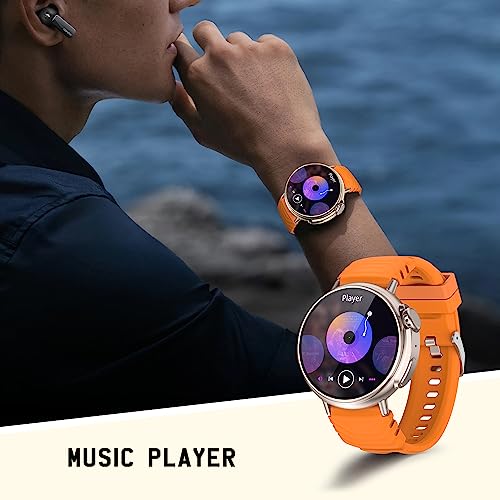 Smart Watch Ultra 1.52" Round HD Display with call (receive/make call)Ai Voice,Music Player, Fitness watch for men women Waterproof Activity Tracker with 120 Modes Sports for Iphone Andorid phones