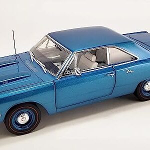 1970 Dart Swinger Blue Metallic with White Interior Limited Edition to 276 Pieces Worldwide 1/18 Diecast Model Car by Acme A1806409