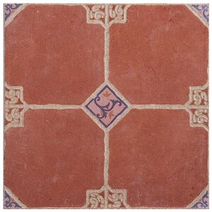 somertile fci18sev sevilla x 17-5/8" ceramic floor and wall tile, brown