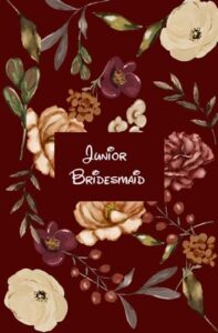 junior bridesmaid notes: bridesmaid notes wedding notebook for girls