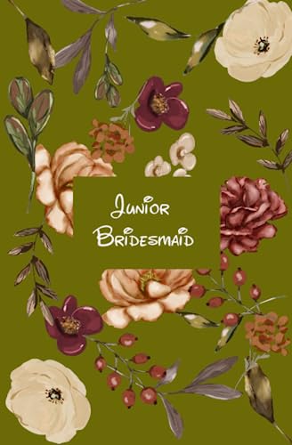 junior bridesmaid notes: Junior Bridesmaid Notes Wedding Notebook perfect for taking wedding notes for girls